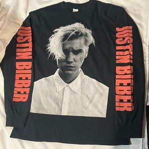 Justin Bieber Tour Shirt The Purpose Tour 2017 Medium Music Long Sleeve